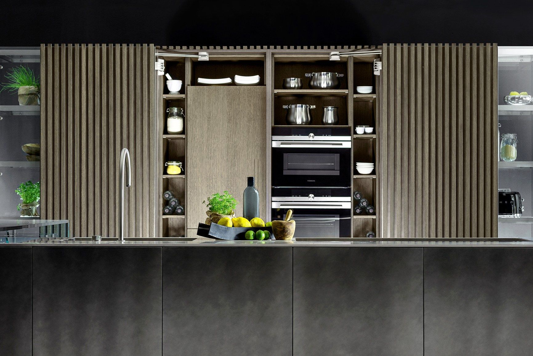 Futuristic cityscapes for kitchen