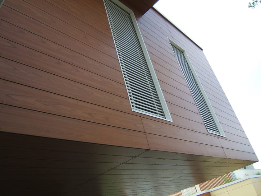 Opaque plastic laminate wall panel FUNDERMAX EXTERIOR By Kalikos