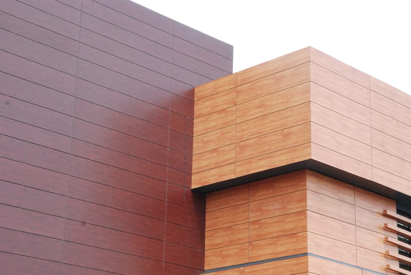 Opaque plastic laminate wall panel FUNDERMAX EXTERIOR By Kalikos