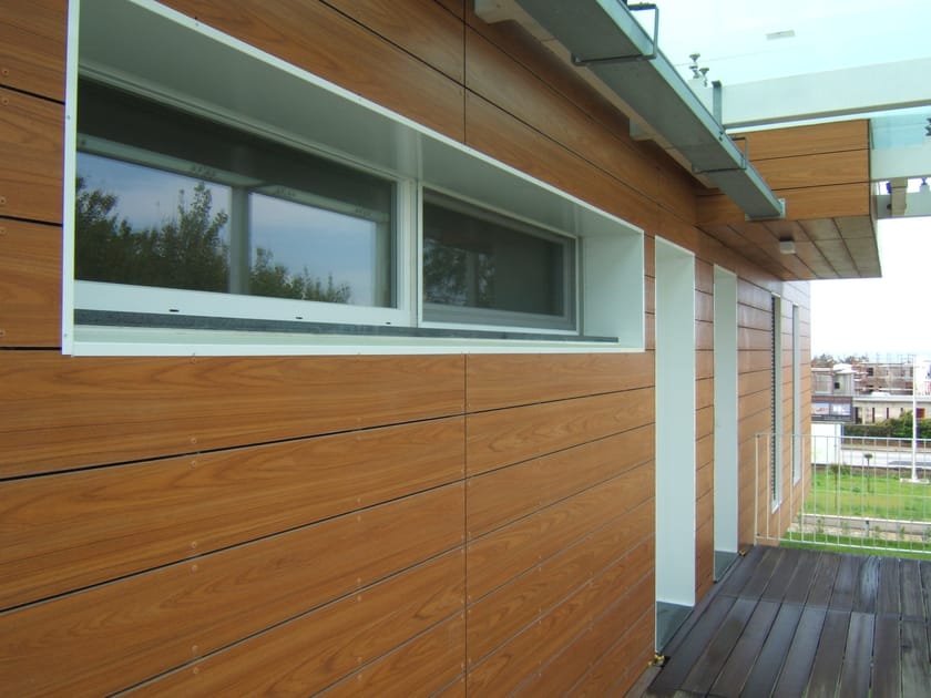 Opaque plastic laminate wall panel FUNDERMAX EXTERIOR By Kalikos