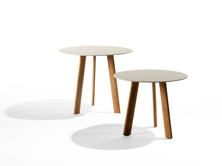 Round garden side table ILE by TRIBÙ