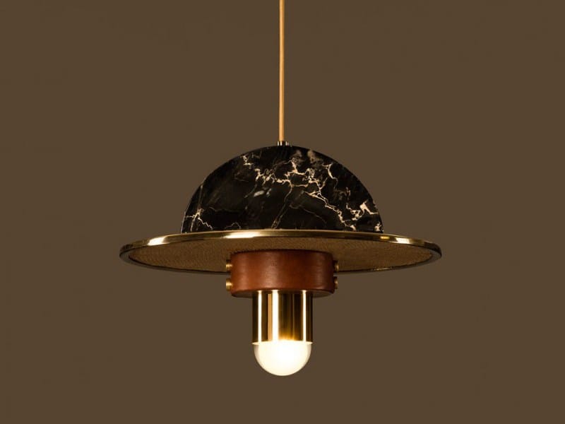 Direct light marble pendant lamp SHADE 1480 by Racó Ambient design