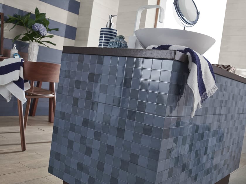 Whitepaste mosaic Aroma Collection by LOVE CERAMIC TILES