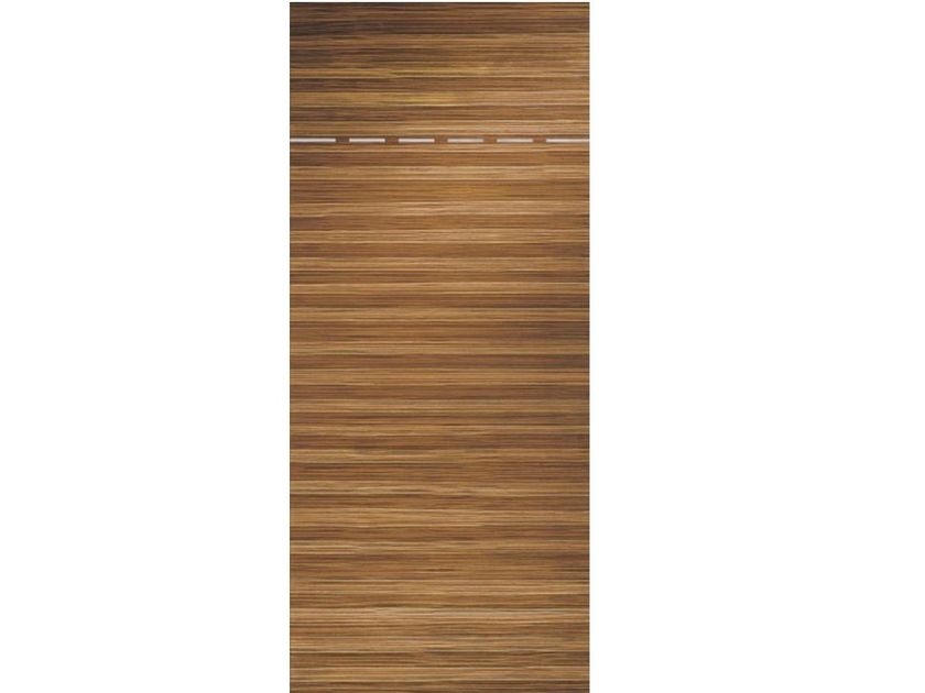 PANNEAU EN PLACAGE DE BOIS POUR PORTE D'ENTRÉE L158 LIGNE VENEERED BY