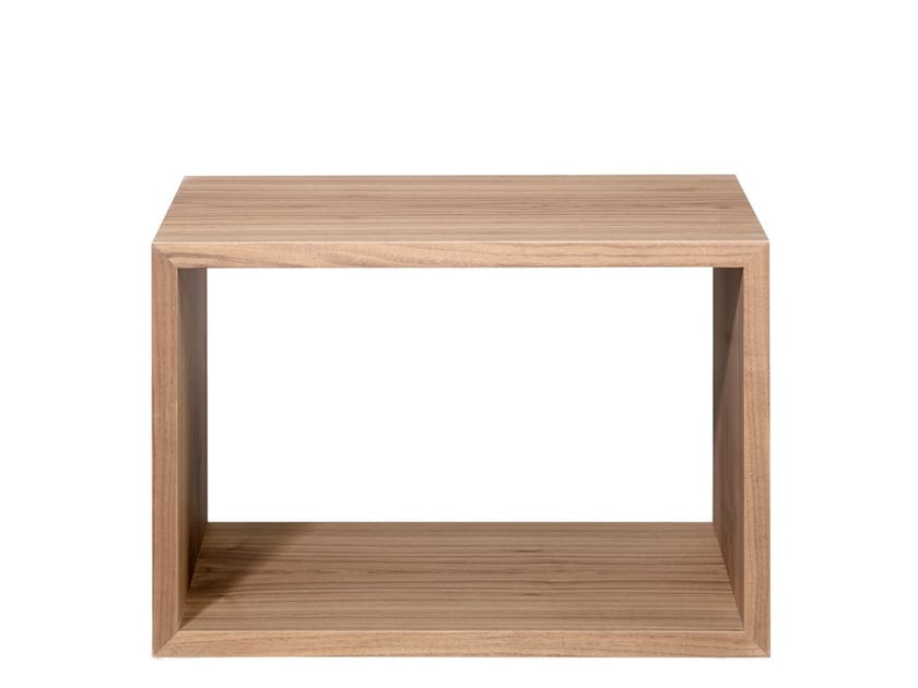 Open oak shelving unit CUBE AZEA