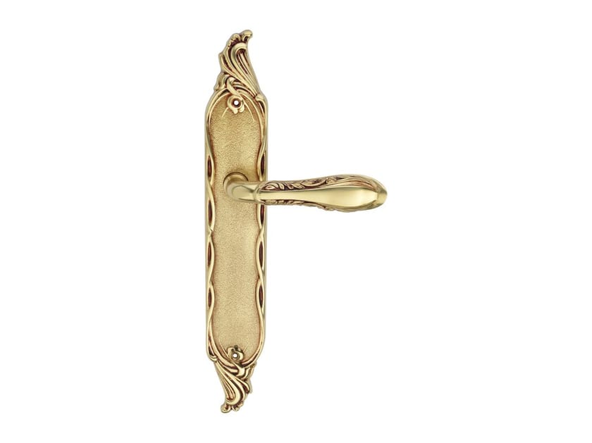 LIBERTY Door handle on back plate by LINEA CALI'