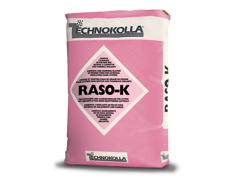 Skim coat and cementitious finish for plaster RASO-K by TECHNOKOLLA - Sika