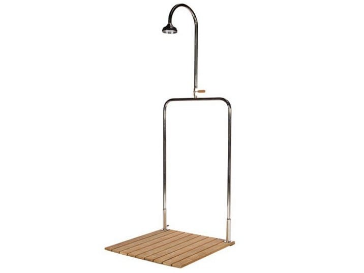 Outdoor shower DELTA by Tectona design Inga Sempé