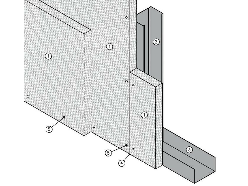 Feuerbeständiges Paneel für Trennwand MGO FIRE PLUS® S75/50 - EI120 by ITP