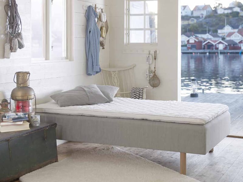 UPHOLSTERED SINGLE BED KOSTER BY CARPE DIEM BEDS OF SWEDEN