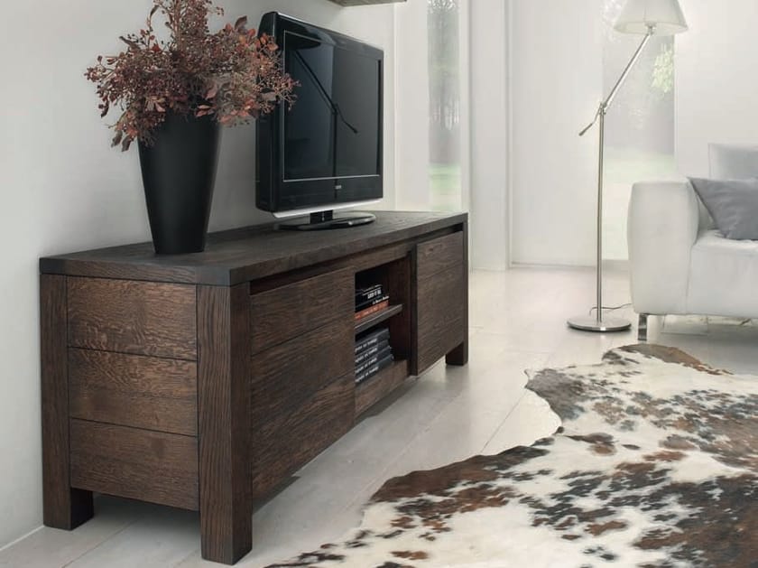 Solid wood TV MARGARET by Domus Arte