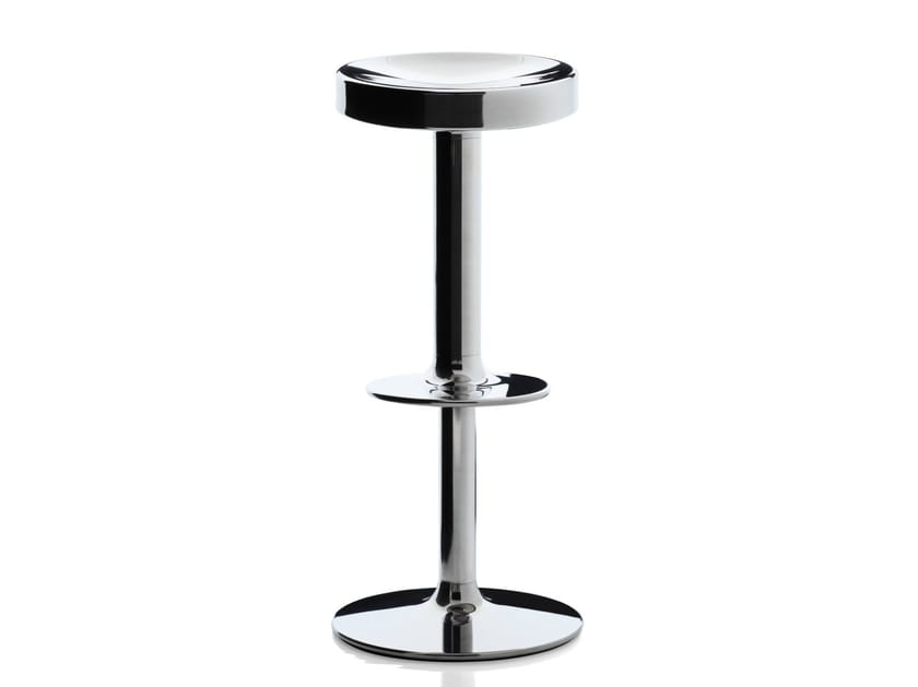 Swivel stool with gas lift S.S.S.S. SWEET STAINLESS STEEL STOOL by