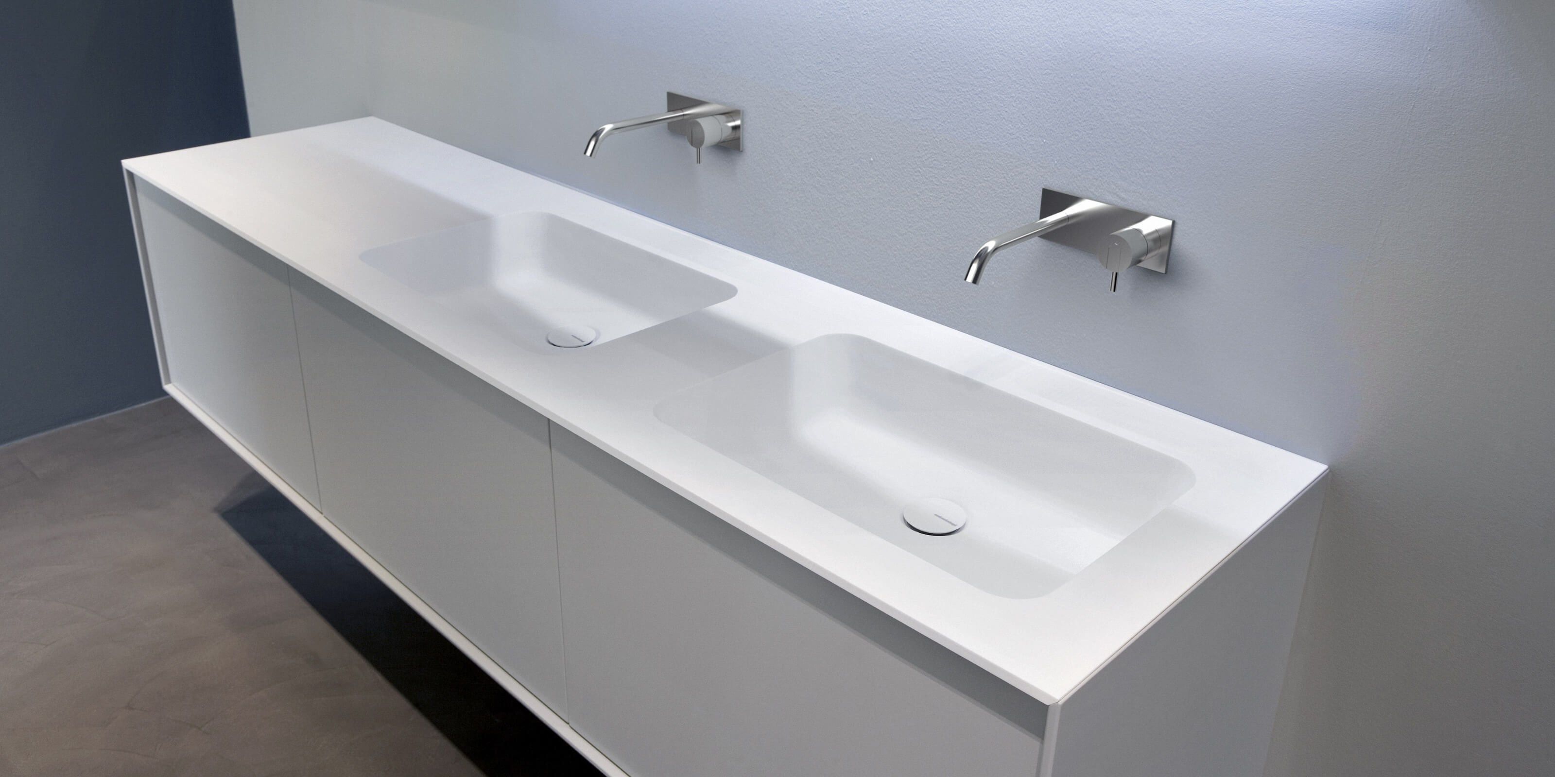Corian washbasin countertop ARCO By Antonio Lupi Design design