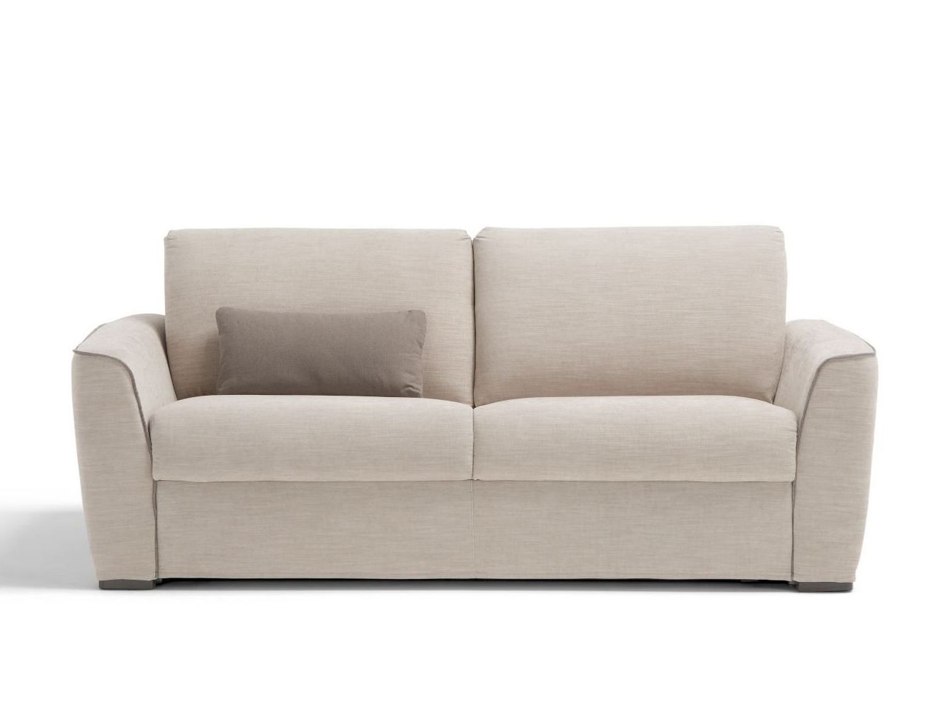 Fabric sofa bed with removable cover BRIX by Dienne Salotti