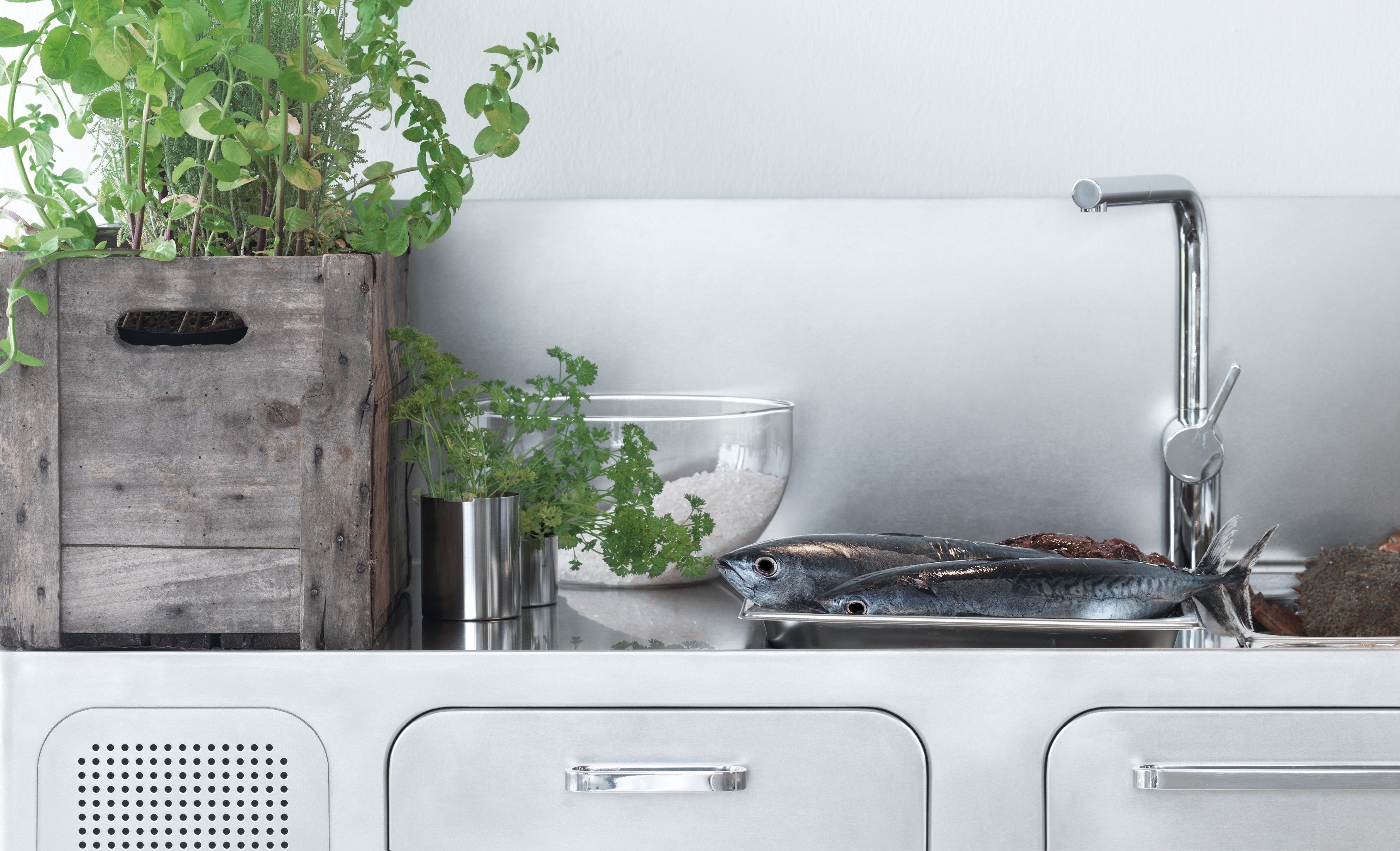 Professional stainless steel kitchen EGO by Abimis is a Prisma S.r.L