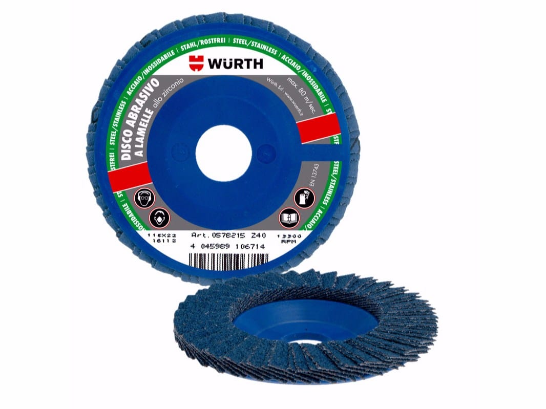 Sanding Disc Lamella flap disc zirconium by Würth