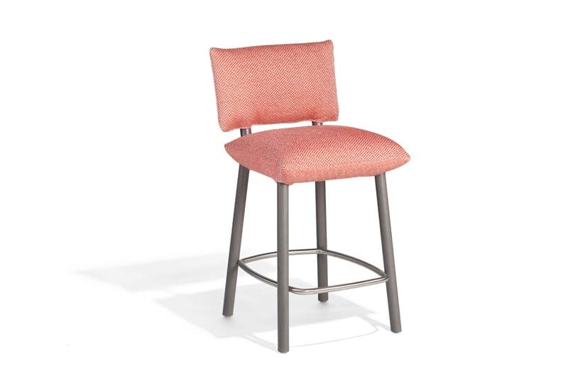 UPHOLSTERED COUNTER STOOL PILLOW COLLECTION BY POTOCCO DESIGN PAOLO