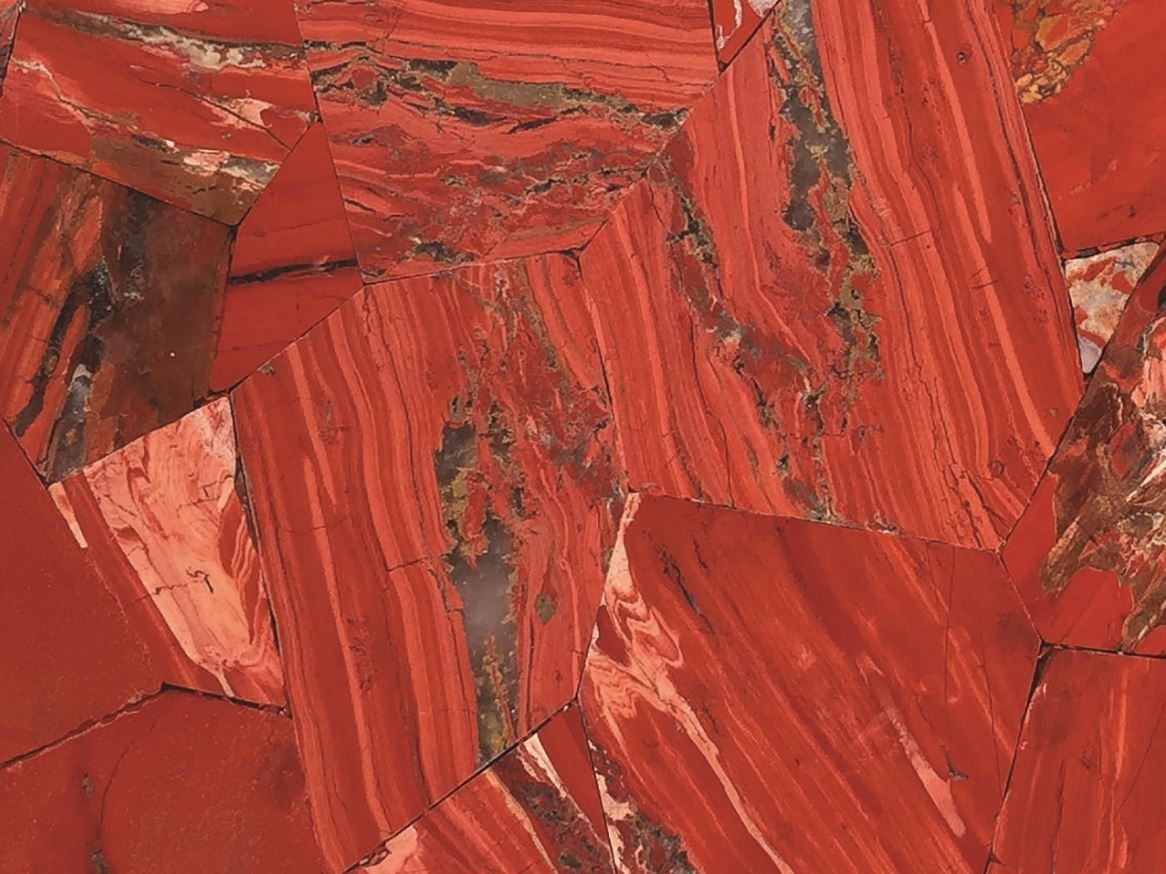 Natural stone wall/floor tiles RED JASPER Le Gemme Collection by Valmori Ceramica Design