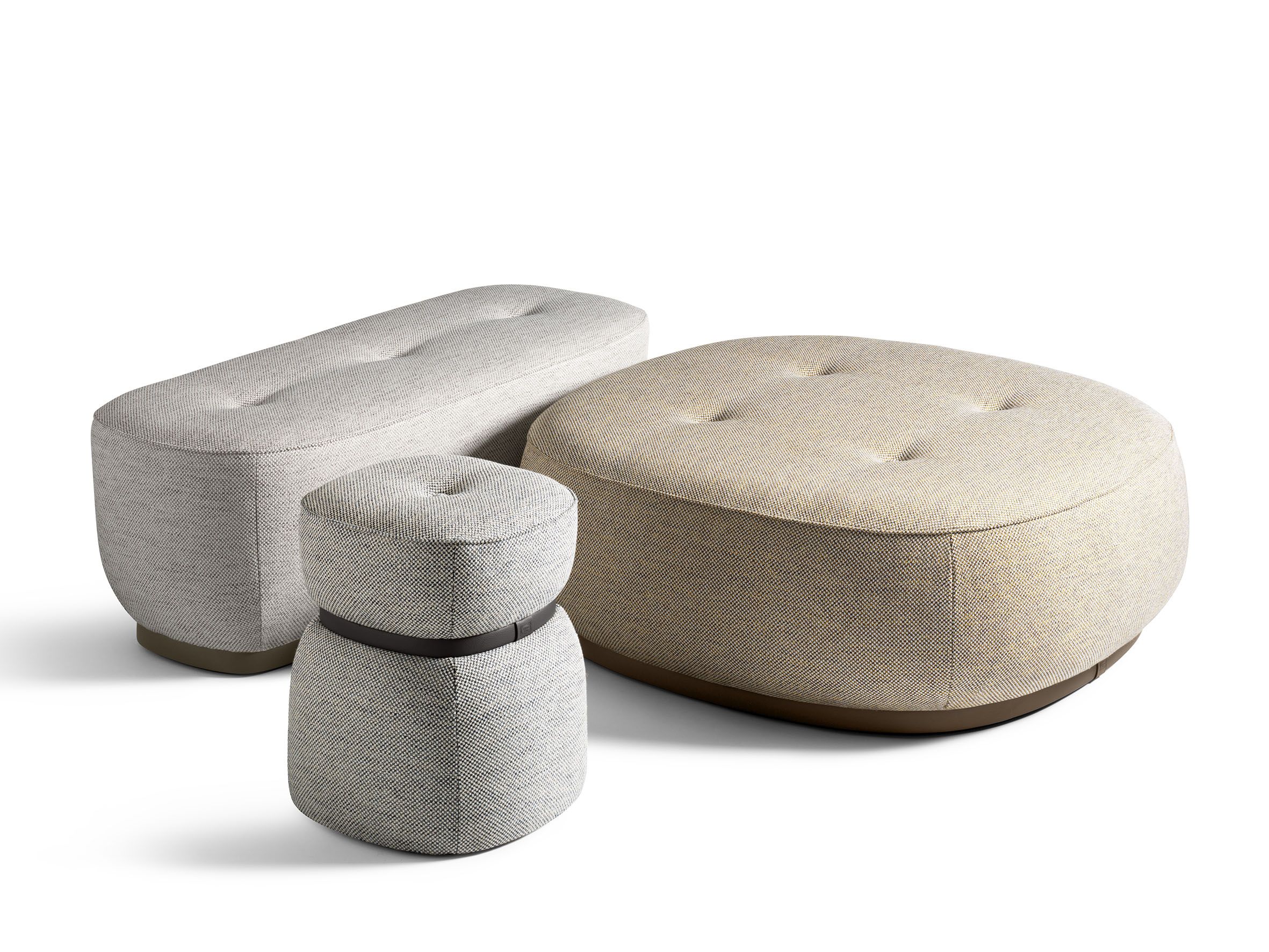 LEPLI Fabric pouf THE COLLECTION Sofa and Armchairs Collection by