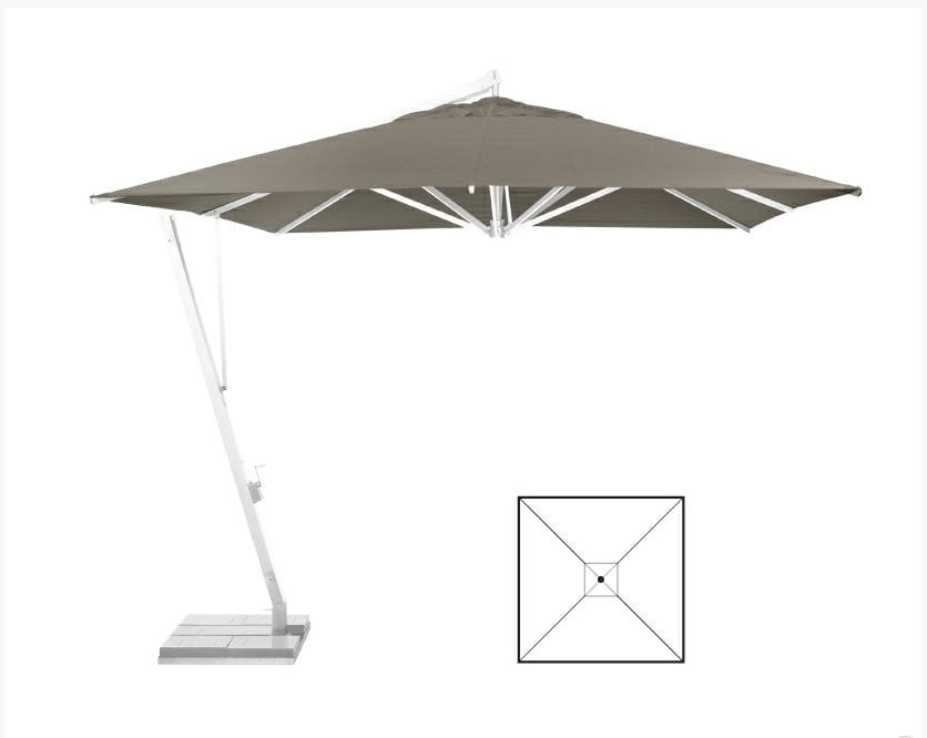 OFFSET GARDEN UMBRELLA HANGING UMBRELLA SQUARE GARDEN UMBRELLA BY MANUTTI