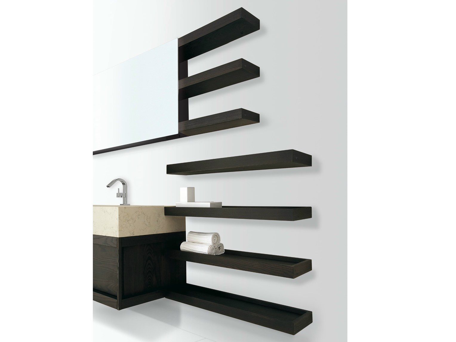 etagere murale wenge design