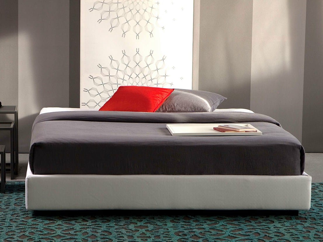 Double bed with removable cover SOMMIER STANDARD by Letti&Co. design Paola Navone