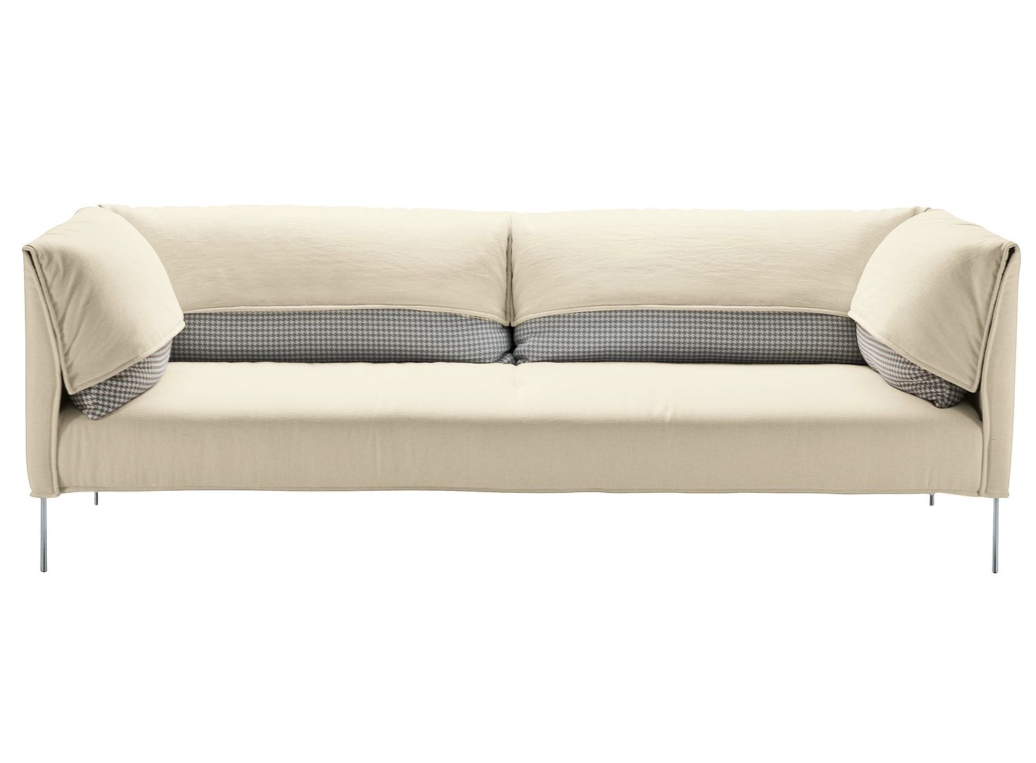 Sofa with removable cover UNDERCOVER by Zanotta design Anna von Schewen