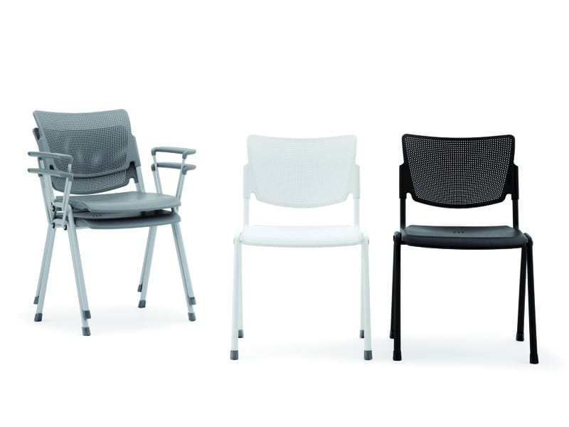 LAMIA PLASTIC Waiting room chair by Diemmebi design Angelo Pinaffo