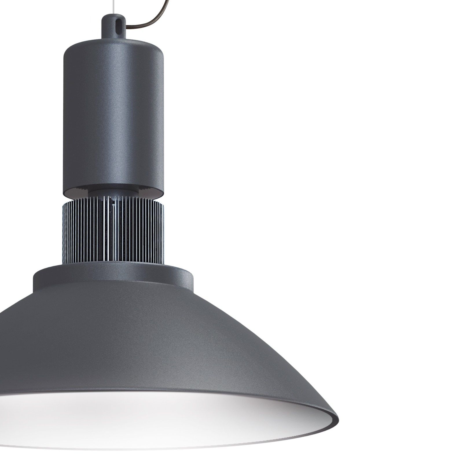 LED direct light aluminium pendant lamp AQUILA by Martinelli Luce