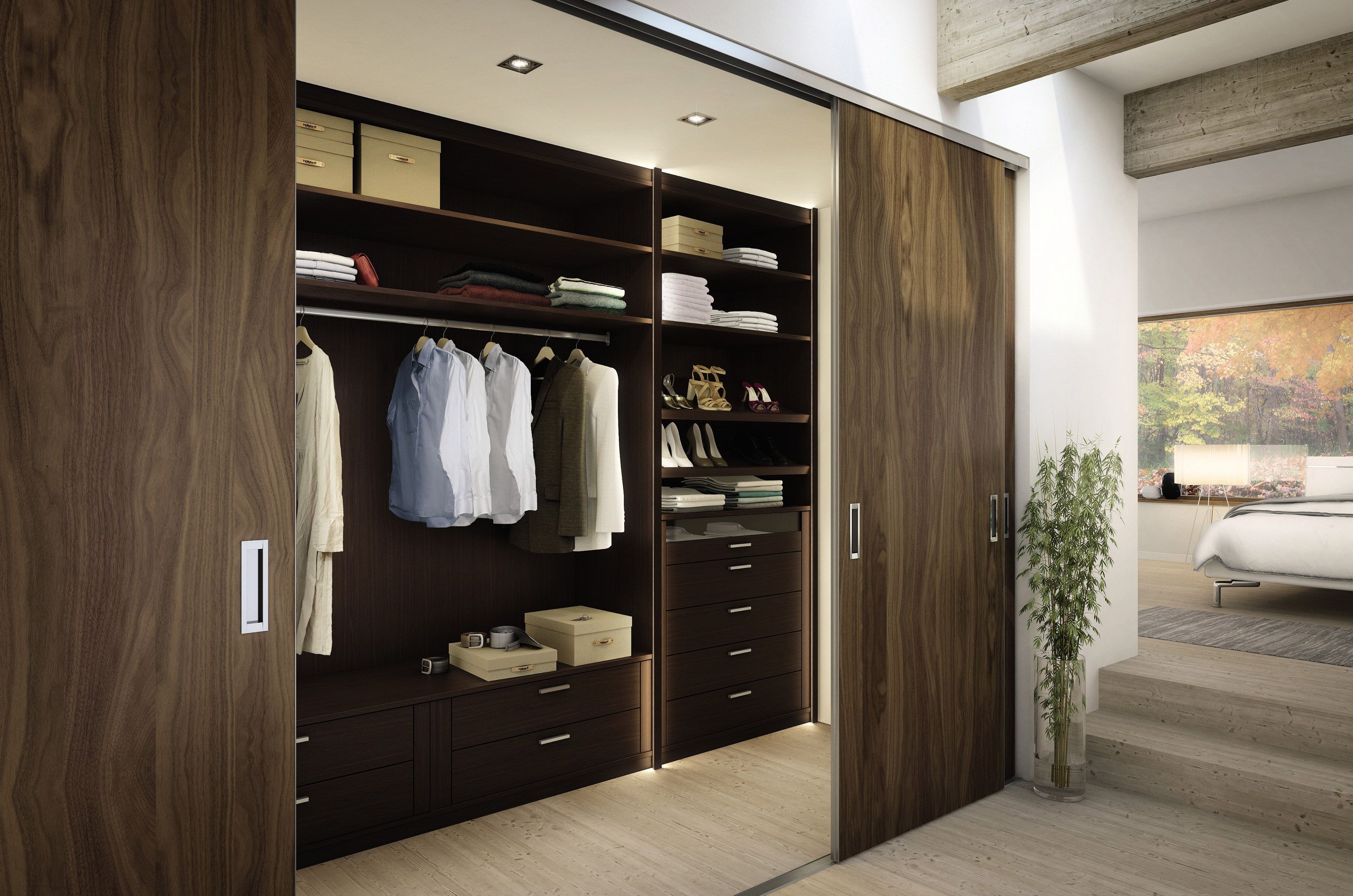 MULTIFORMA II Dressing en noyer by HülstaWerke Hüls