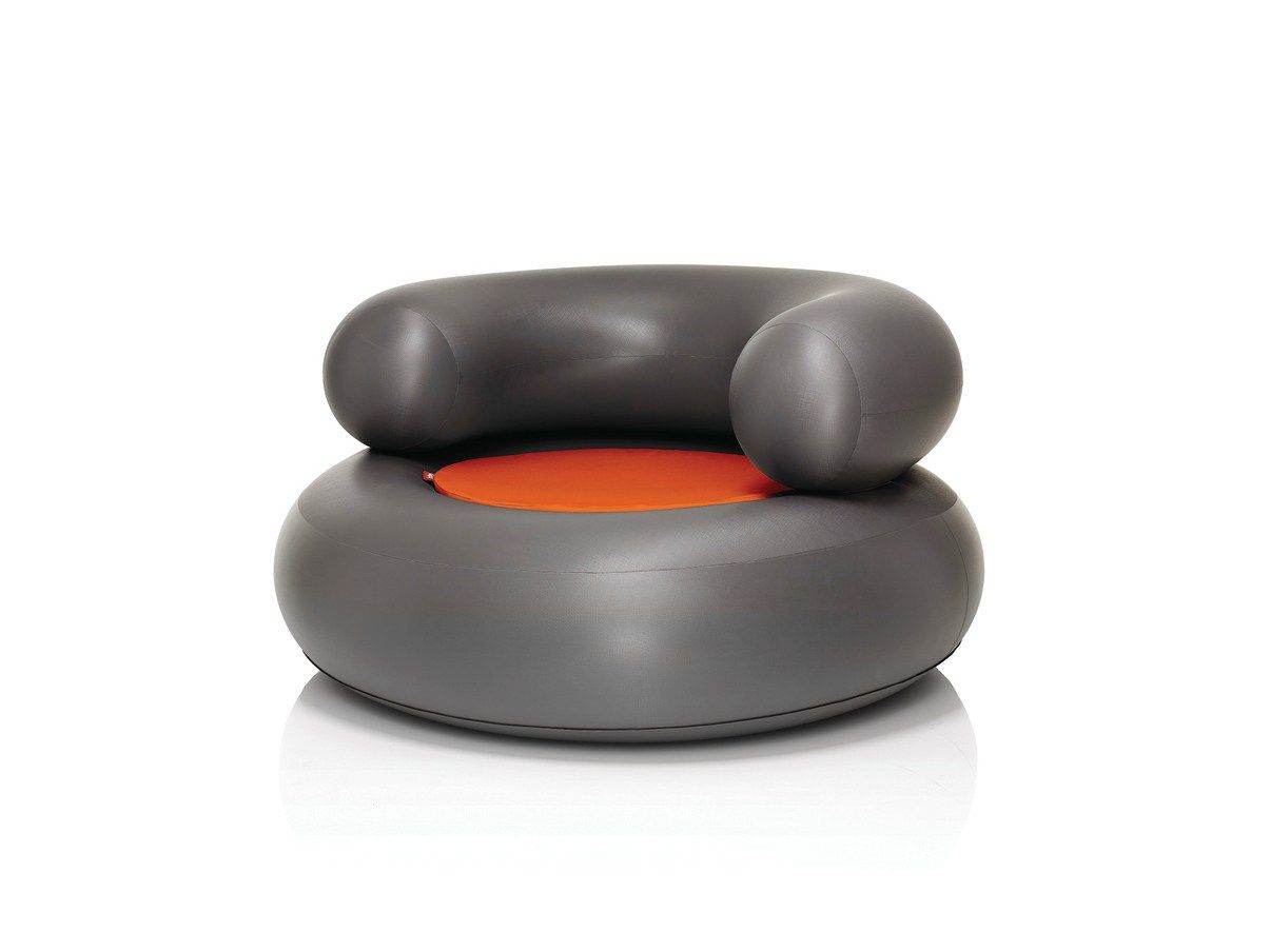 Inflatable PVC armchair CHAIR ANTHRACITE by Fatboy Italia design Alex