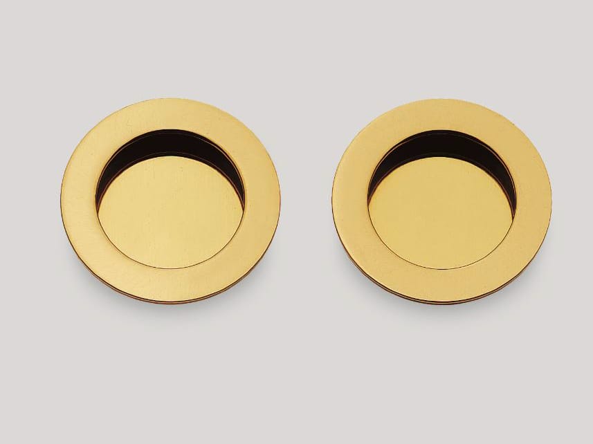 Recessed brass door handle KIT D by Frascio