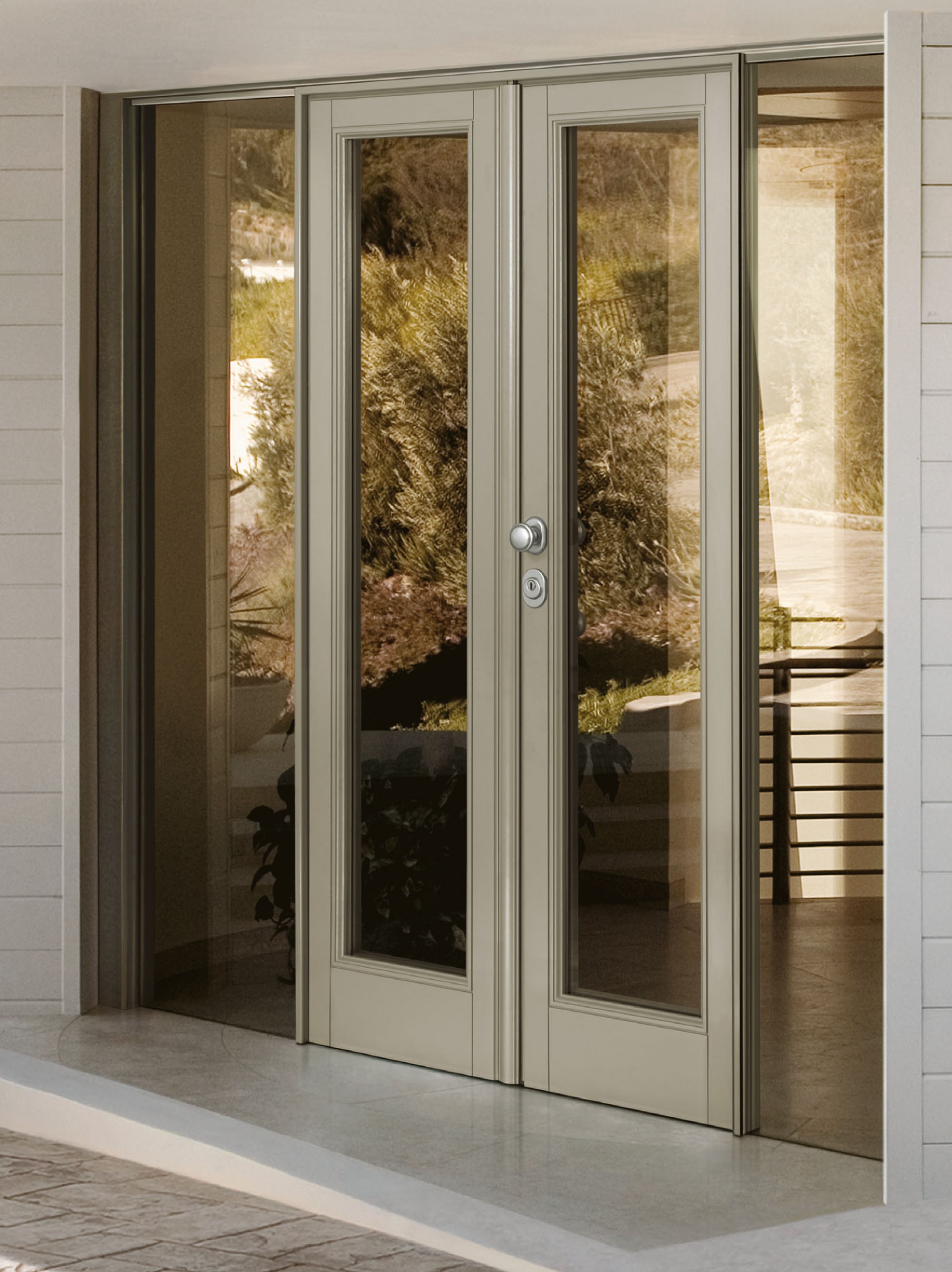 porte in pvc da esterno con vetro