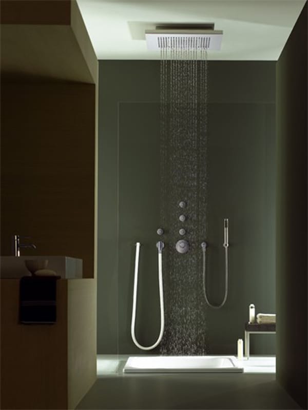 Builtin rain shower BIGRAIN by Dornbracht design Sieger Design