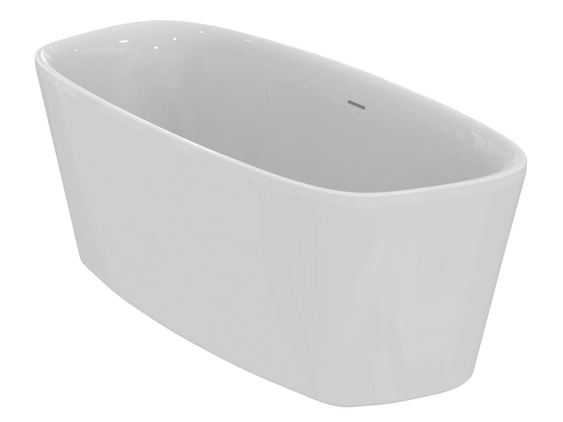 Freestanding ceramic bathtub DEA E3066 by Ideal Standard Italia