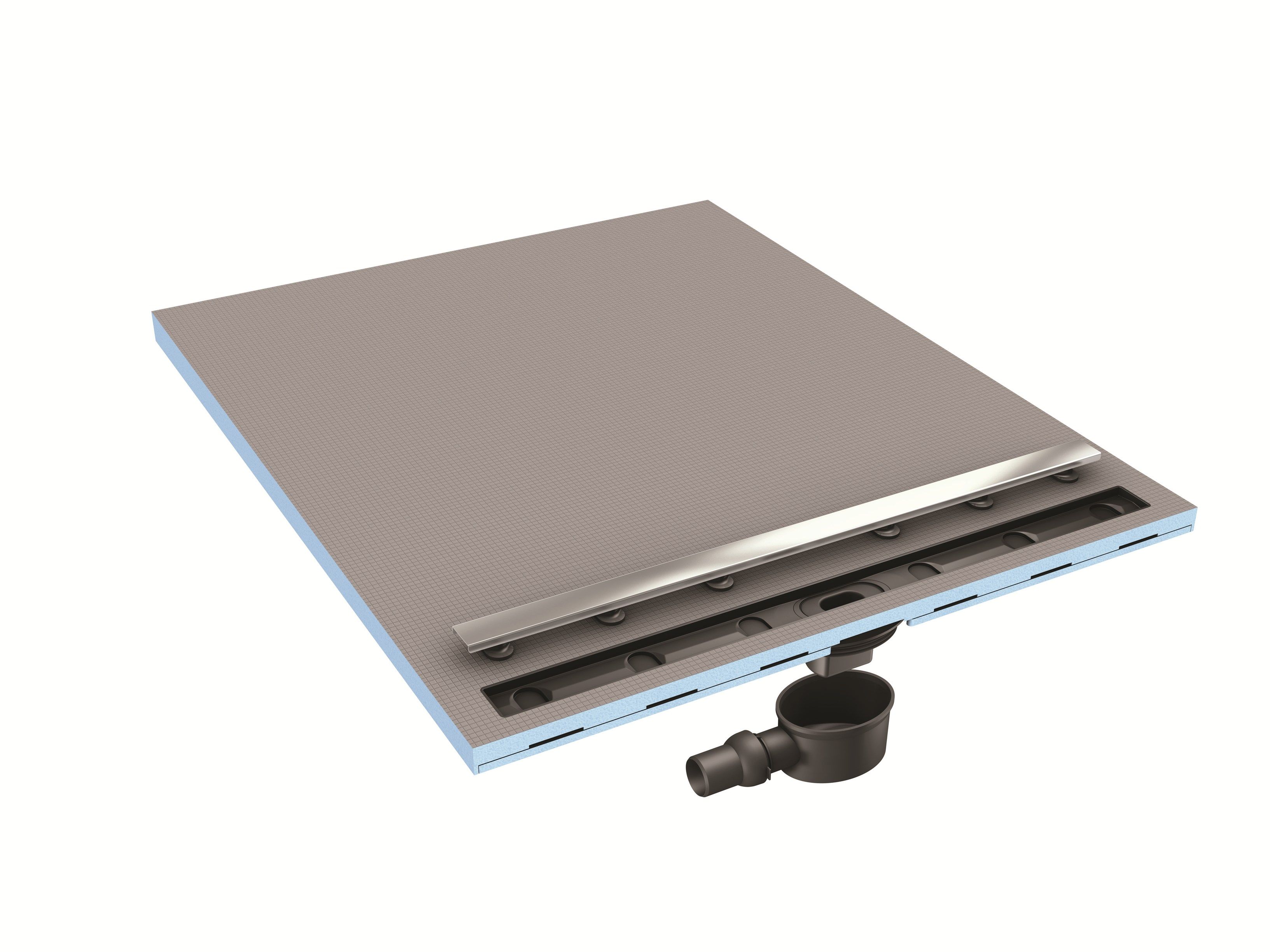 Receveur de douche à l'italienne à carreler sur mesure FUNDO RIOLITO