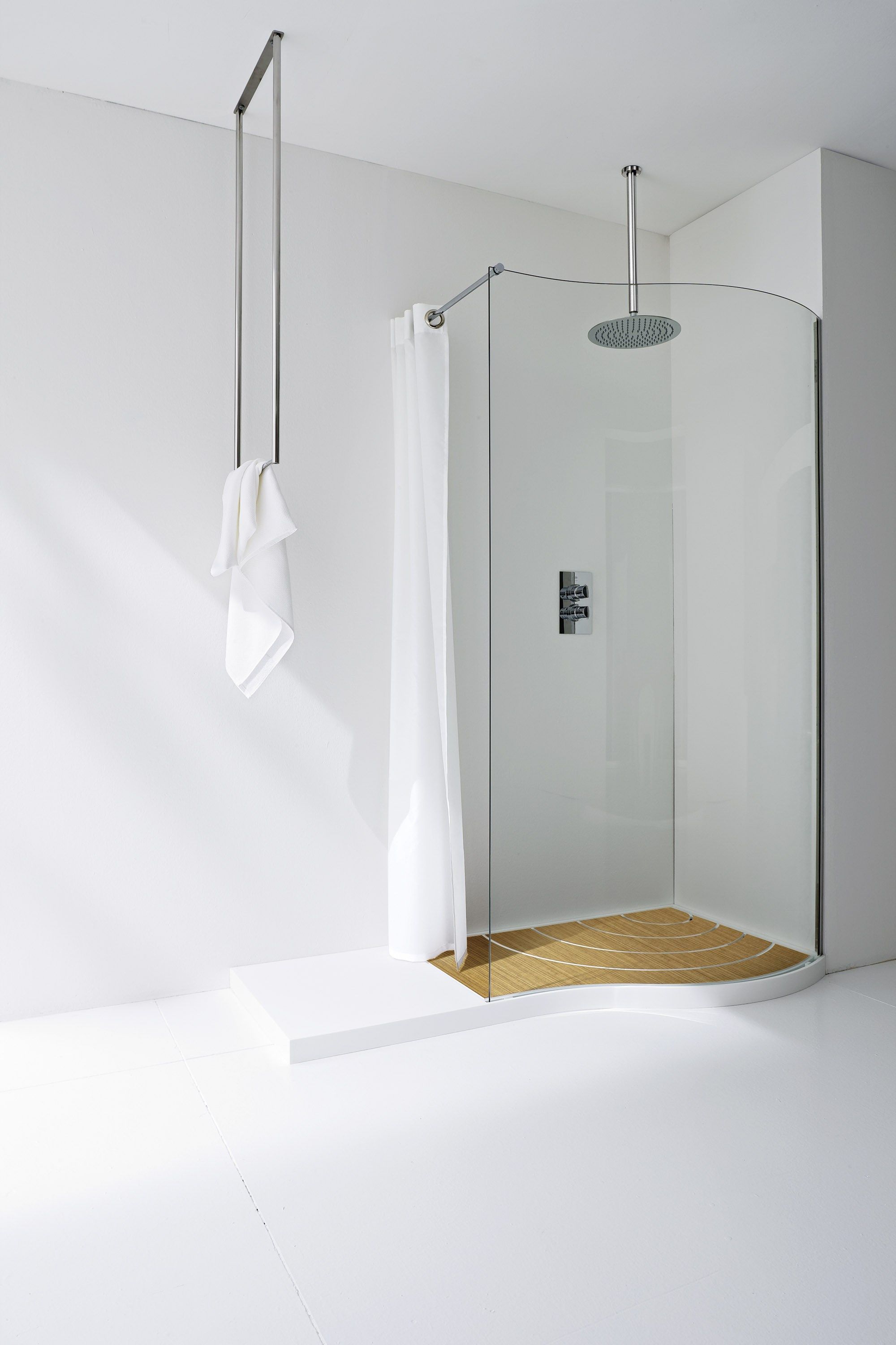 BOMA Teak shower tray by Rexa Design design Imago Design
