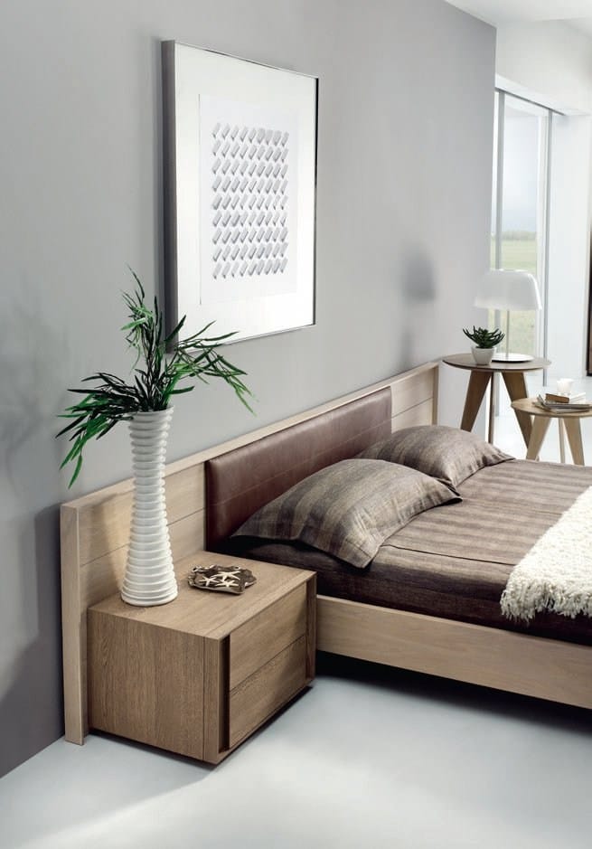 Oak double bed INNOVA by Domus Arte