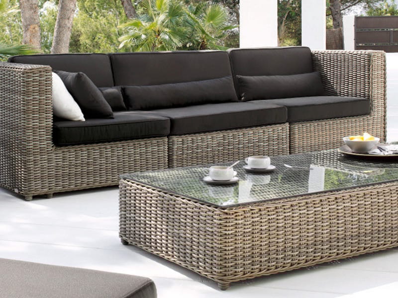 SOFÁ DE JARDIM SECIONAL COLEÇÃO SAN DIEGO BY MANUTTI