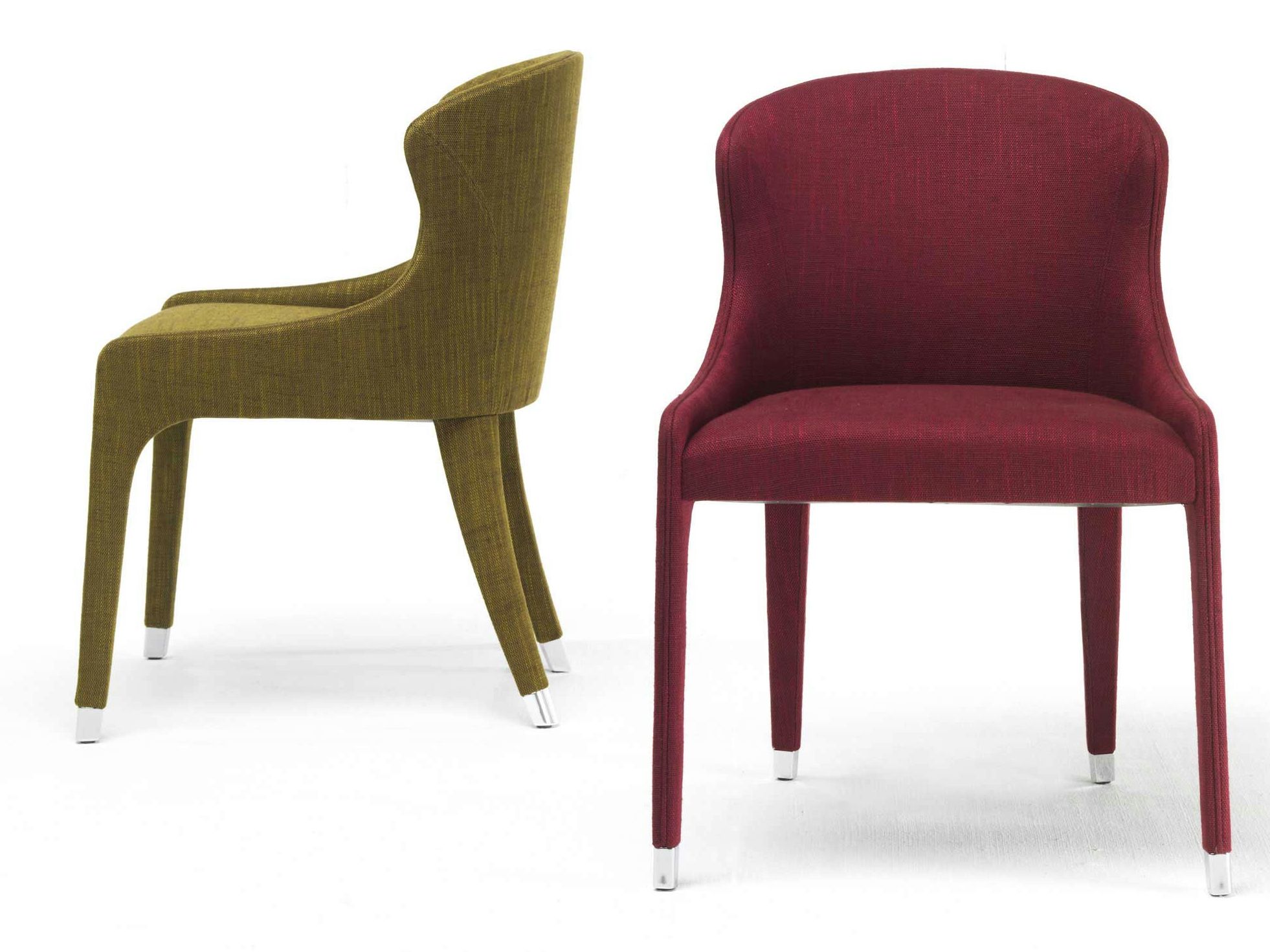 CHAISE REMBOURRÉE STEEPLE COLLECTION LES CONTEMPORAINS BY ROCHE BOBOIS DESIGN ENRICO FRANZOLINI