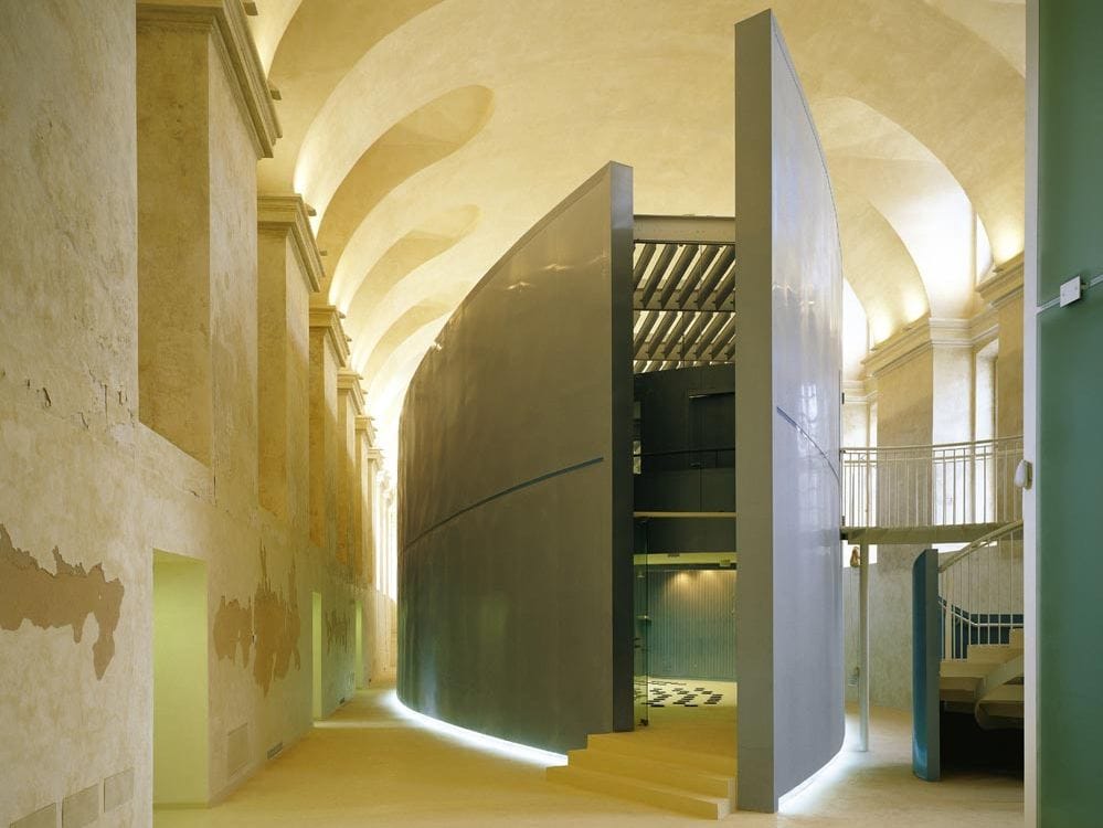 TitaniumZinc wall tiles with metal effect INTERIEUR LINE by RHEINZINK