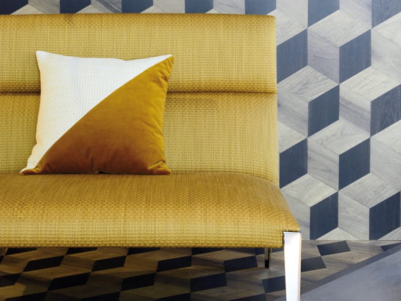 Solidcolor cotton upholstery fabric ODEON by LELIEVRE