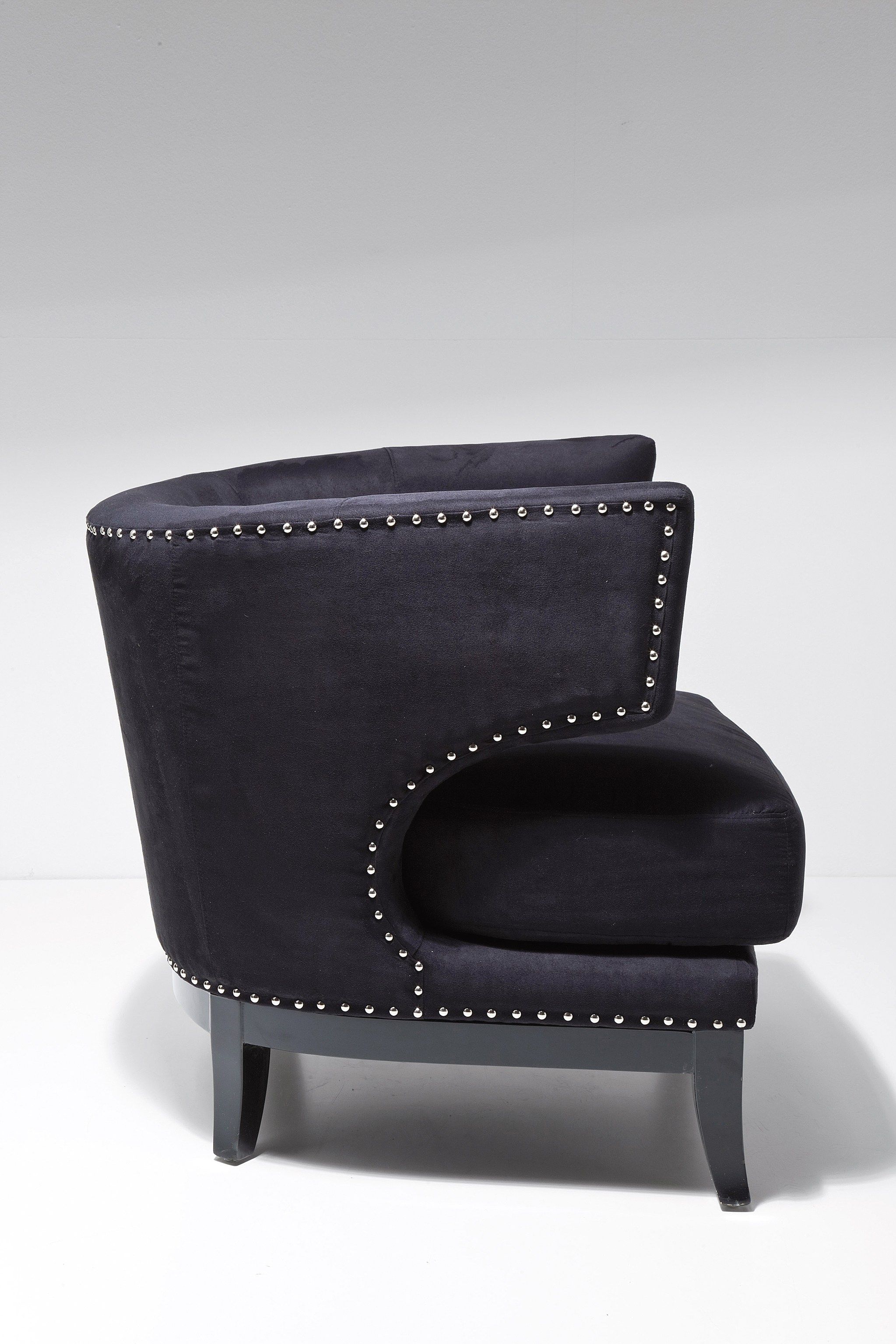 UPHOLSTERED FABRIC ARMCHAIR WITH ARMRESTS ART DECO BY KAREDESIGN