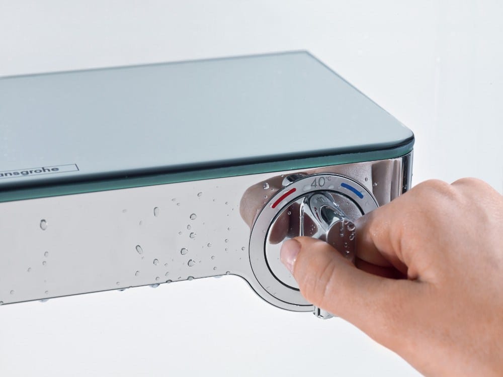 Thermostatic shower mixer SHOWERTABLET SELECT 300 by HANSGROHE