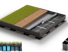 Pavimenti sopraelevati e tetti verdi, l’innovativa Griglia Plus di Eterno Ivica
