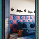 Living Room Krolik - Interior e Tile Design Aleksandra Z?eromska - Manuactured by Kaflarnia Karny 