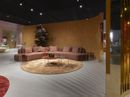 Arredi Caracole al Salone del Mobile 2026 - Divano Sasso e Demli small glass cocktail tables