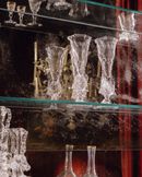 Alexander Kirkeby Vase, Candelabra and Tumbler, 2026 Lead-free Crystal glass Courtesy of artists studio and Uppercut