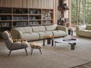 Turtle armchair, Baguette sofa e Vinyl coffee table, design Daniele Lo Scalzo Moscheri