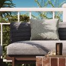 Cuscino in tessuto Sombrero, seduta in tessuto Tobago